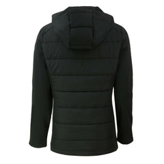 San Diego Padres Cutter & Buck Women's Evoke Hybrid Eco Softshell Recycled Full-Zip Hooded Jacket - MLB