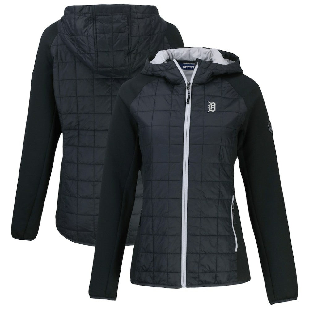 Detroit Tigers Cutter & Buck Women's Rainier Primaloft Eco Full-Zip Hybrid Jacket - MLB