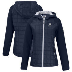 Minnesota Twins Cutter & Buck Women's Rainier Primaloft Eco Full-Zip Hybrid Jacket - MLB