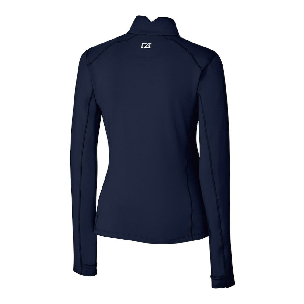 Detroit Tigers Cutter & Buck Women's Traverse Stretch Quarter-Zip Pullover Top - MLB