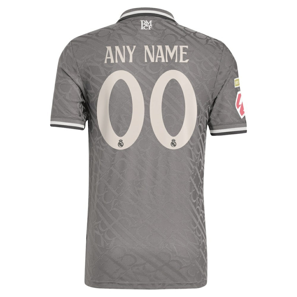 Real Madrid Originals 2024/25 Third Custom Jersey Charcoal | Adidas discount