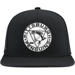 Pittsburgh Penguins Mitchell & Ness Team Snapback Hat - Black - NHL