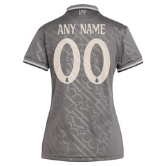 Real Madrid Originals Women's 2024/25 Third Replica Custom Jersey Charcoal | Adidas Online