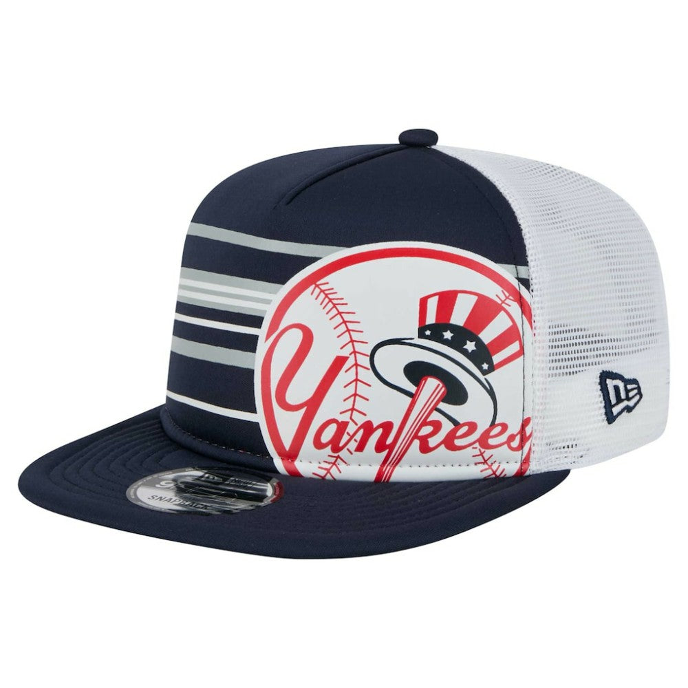 New York Yankees New Era 9FIFTY A-Frame Trucker Snapback Hat - MLB