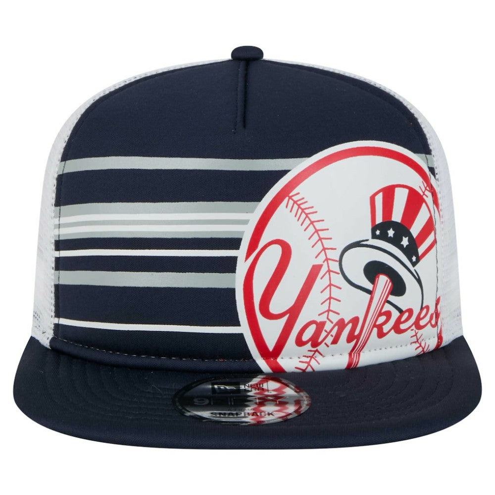 New York Yankees New Era 9FIFTY A-Frame Trucker Snapback Hat - MLB