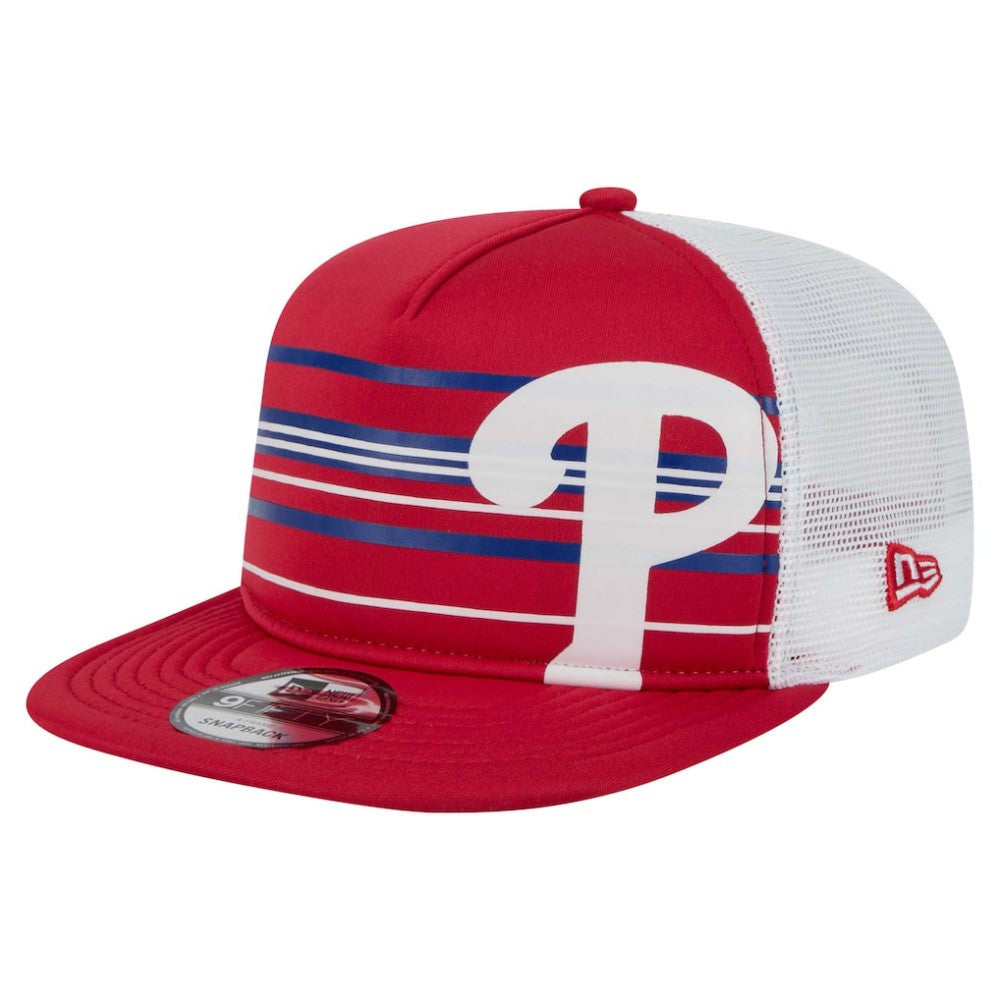 Philadelphia Phillies New Era 9FIFTY A-Frame Trucker Snapback Hat - MLB