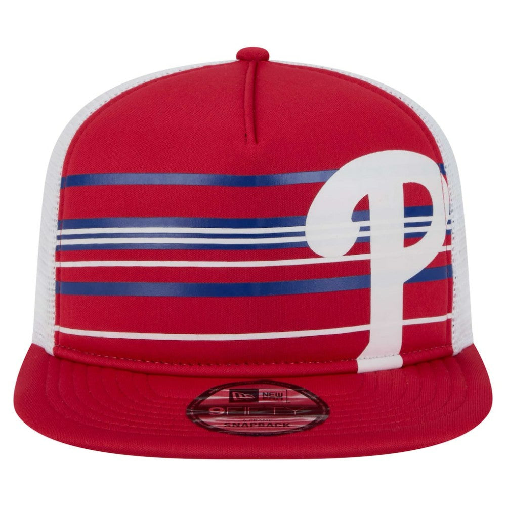 Philadelphia Phillies New Era 9FIFTY A-Frame Trucker Snapback Hat - MLB