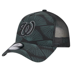 Washington Nationals New Era 9FORTY A-Frame Trucker Adjustable Hat - MLB