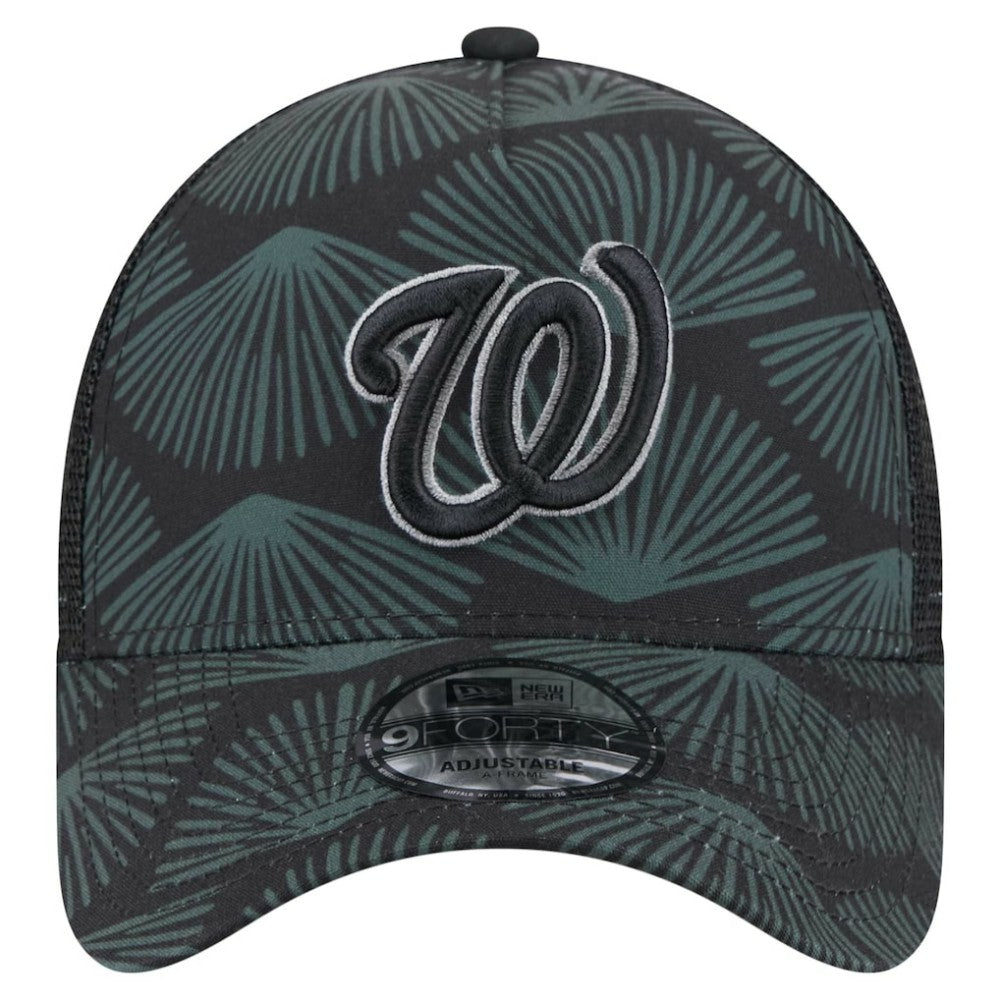 Washington Nationals New Era 9FORTY A-Frame Trucker Adjustable Hat - MLB
