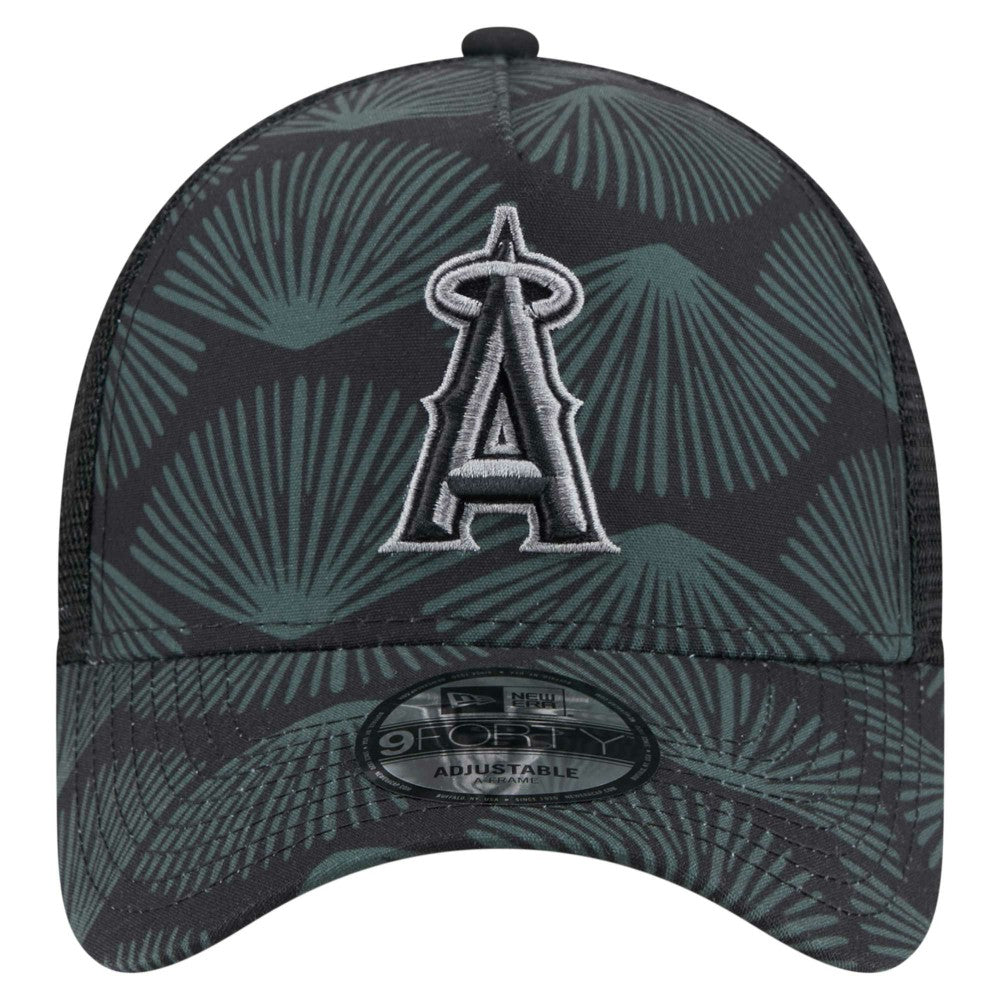 Los Angeles Angels New Era 9FORTY A-Frame Trucker Adjustable Hat - MLB