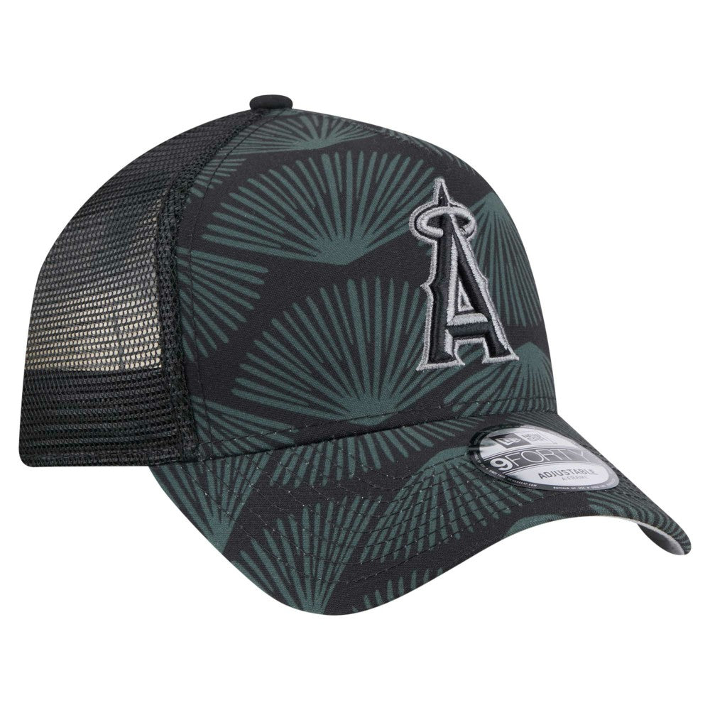 Los Angeles Angels New Era 9FORTY A-Frame Trucker Adjustable Hat - MLB