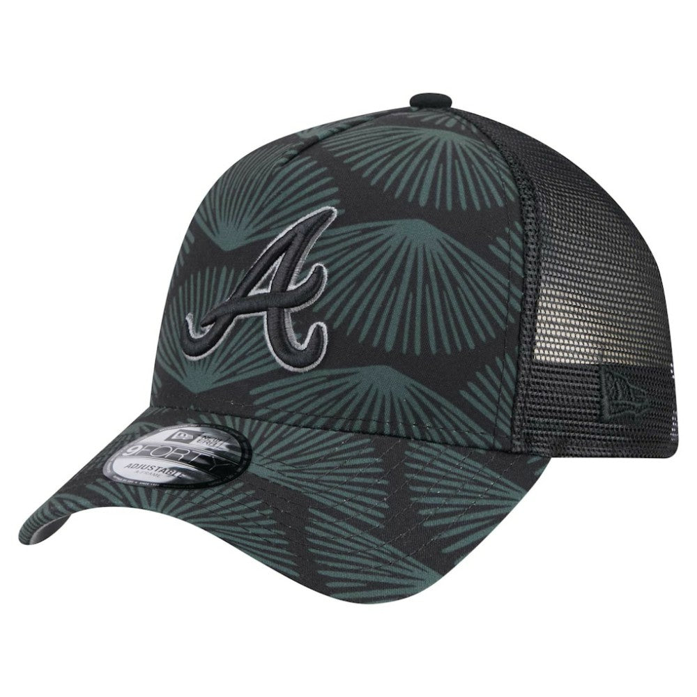 Atlanta Braves New Era 9FORTY A-Frame Trucker Adjustable Hat - MLB