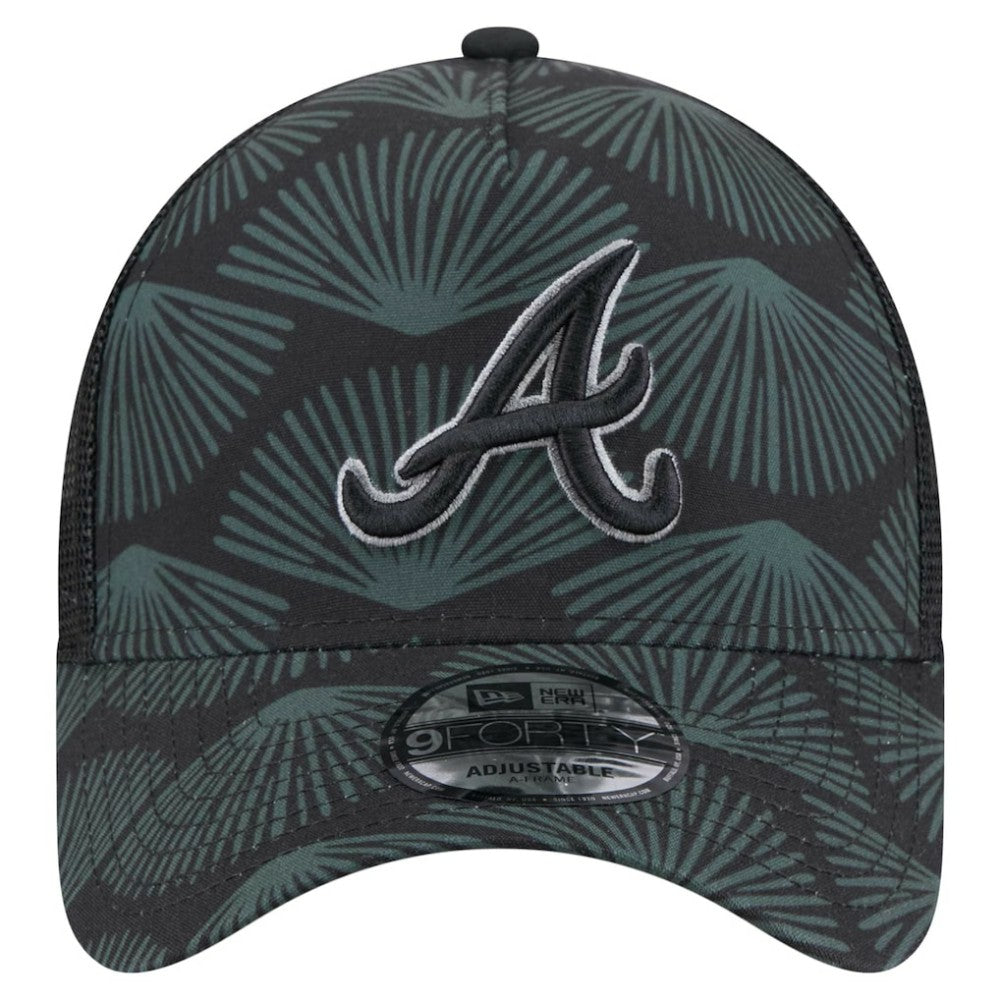 Atlanta Braves New Era 9FORTY A-Frame Trucker Adjustable Hat - MLB