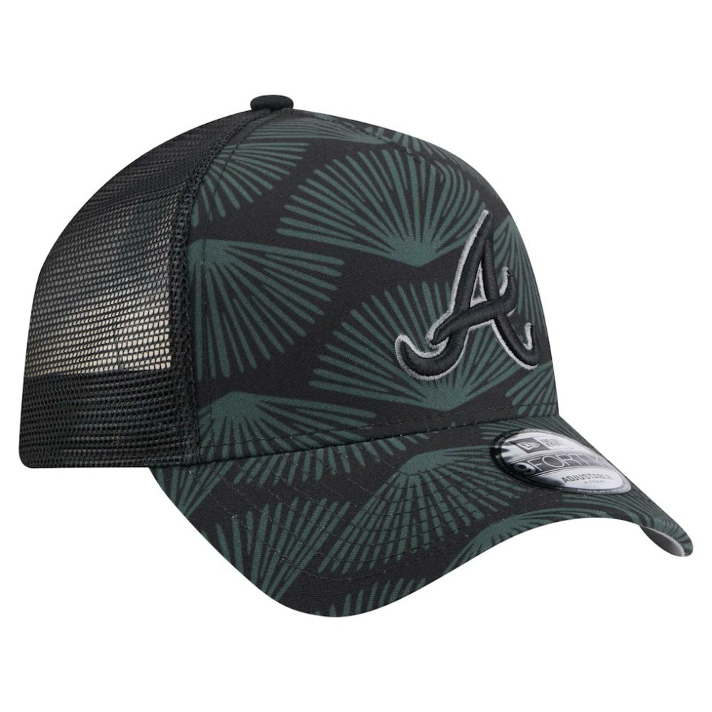 Atlanta Braves New Era 9FORTY A-Frame Trucker Adjustable Hat - MLB