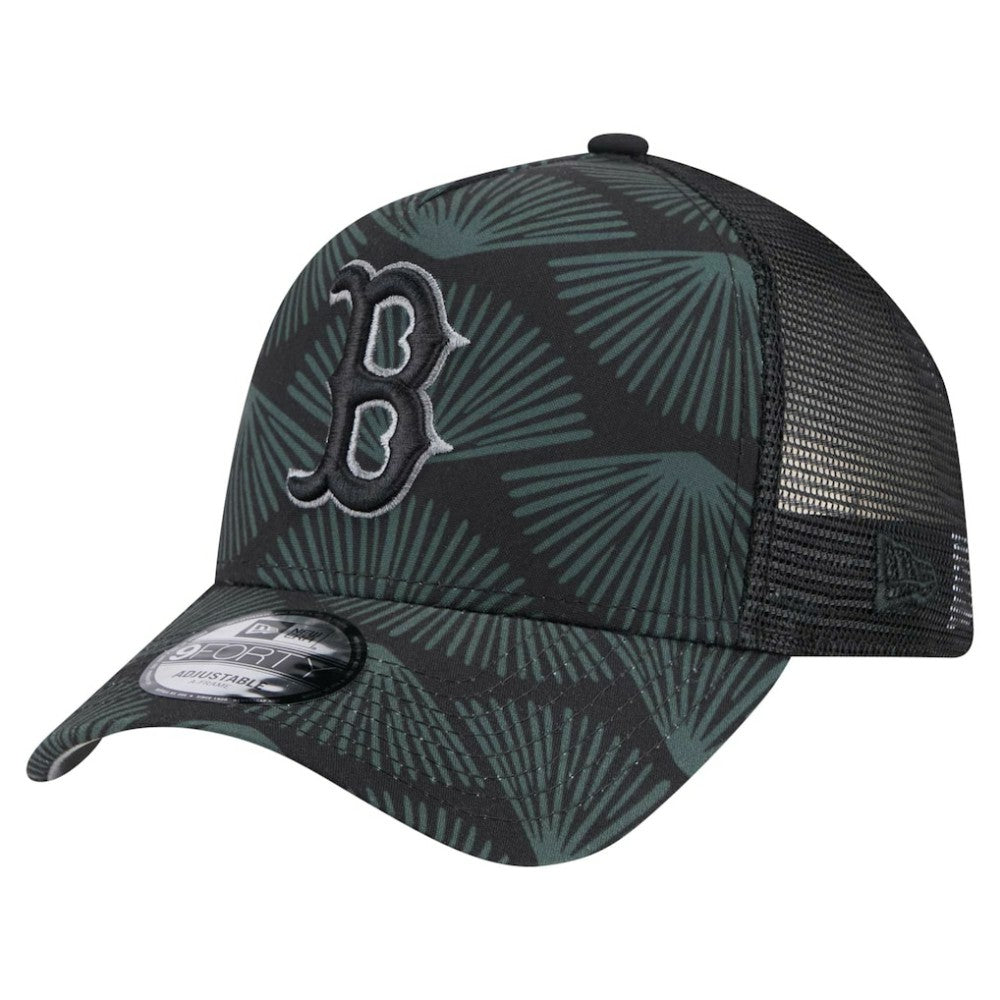 Boston Red Sox New Era 9FORTY A-Frame Trucker Adjustable Hat - MLB