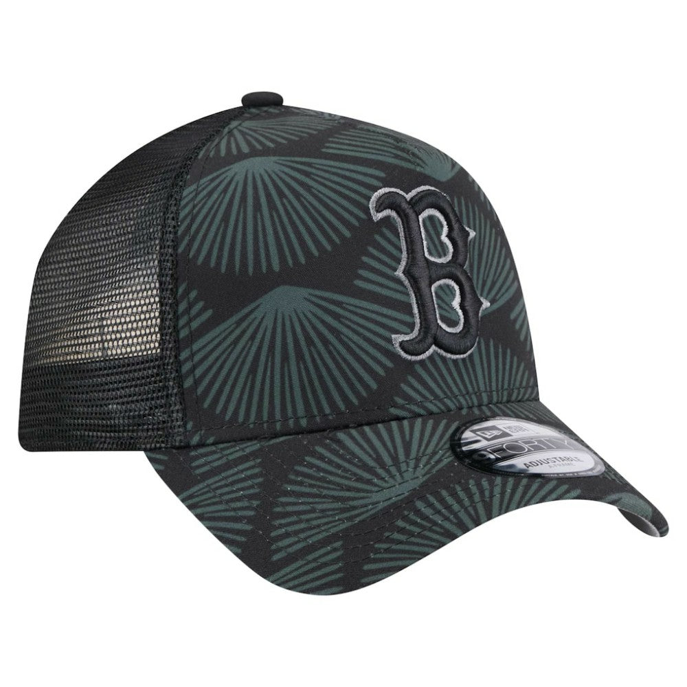Boston Red Sox New Era 9FORTY A-Frame Trucker Adjustable Hat - MLB