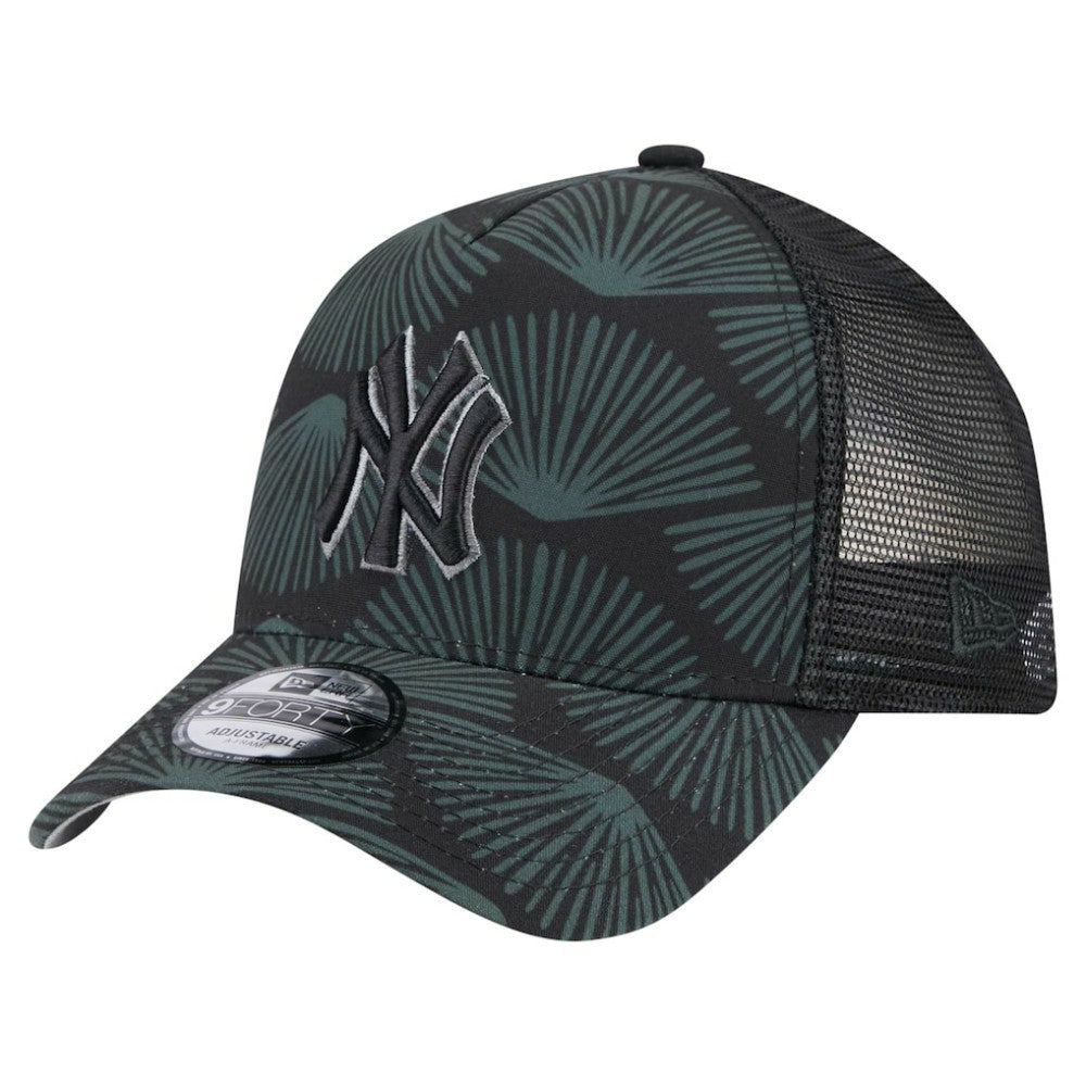New York Yankees New Era 9FORTY A-Frame Trucker Adjustable Hat - MLB