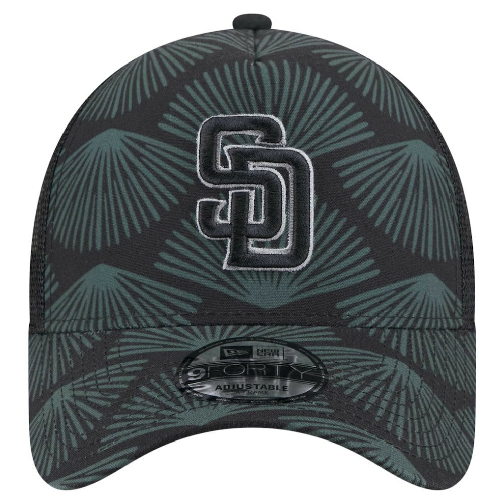 San Diego Padres New Era 9FORTY A-Frame Trucker Adjustable Hat - MLB