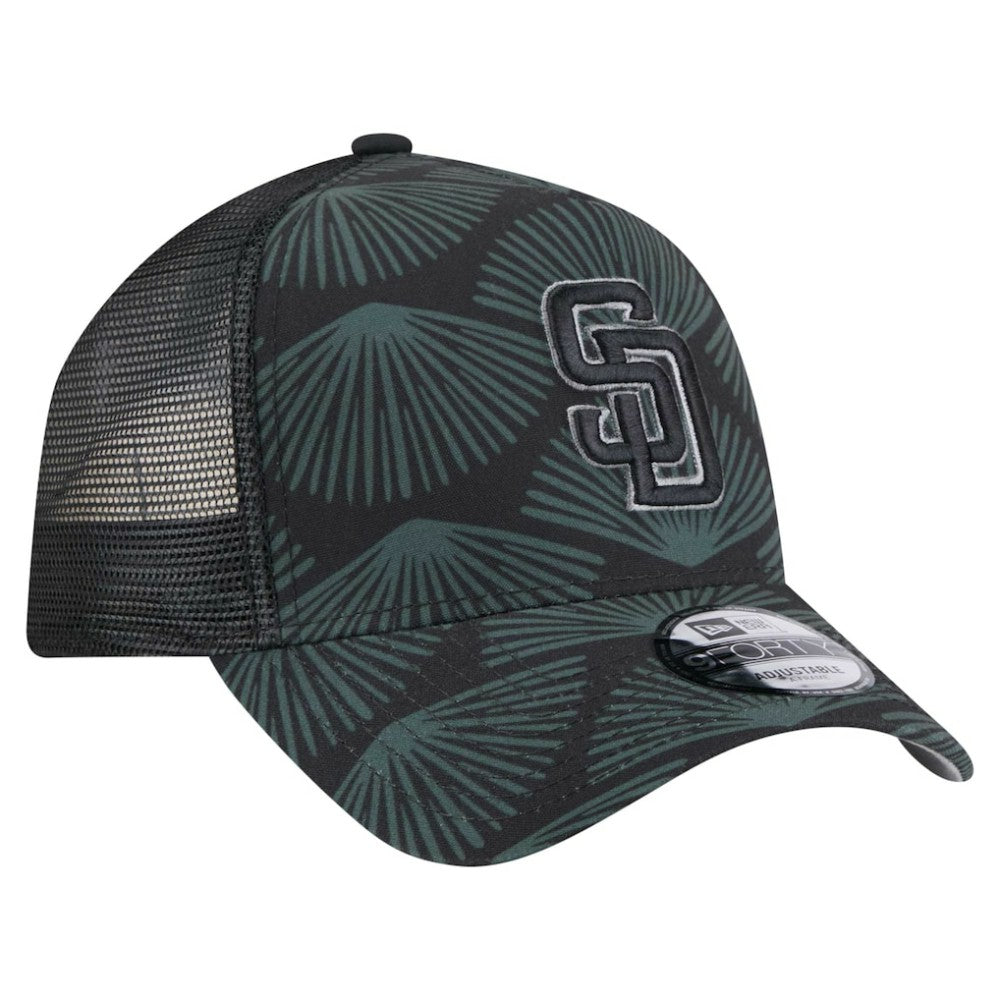 San Diego Padres New Era 9FORTY A-Frame Trucker Adjustable Hat - MLB