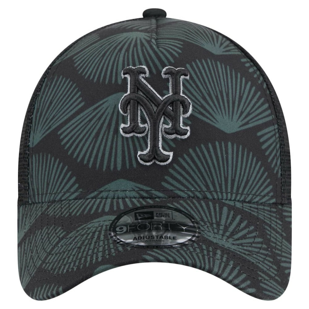 New York Mets New Era 9FORTY A-Frame Trucker Adjustable Hat - MLB