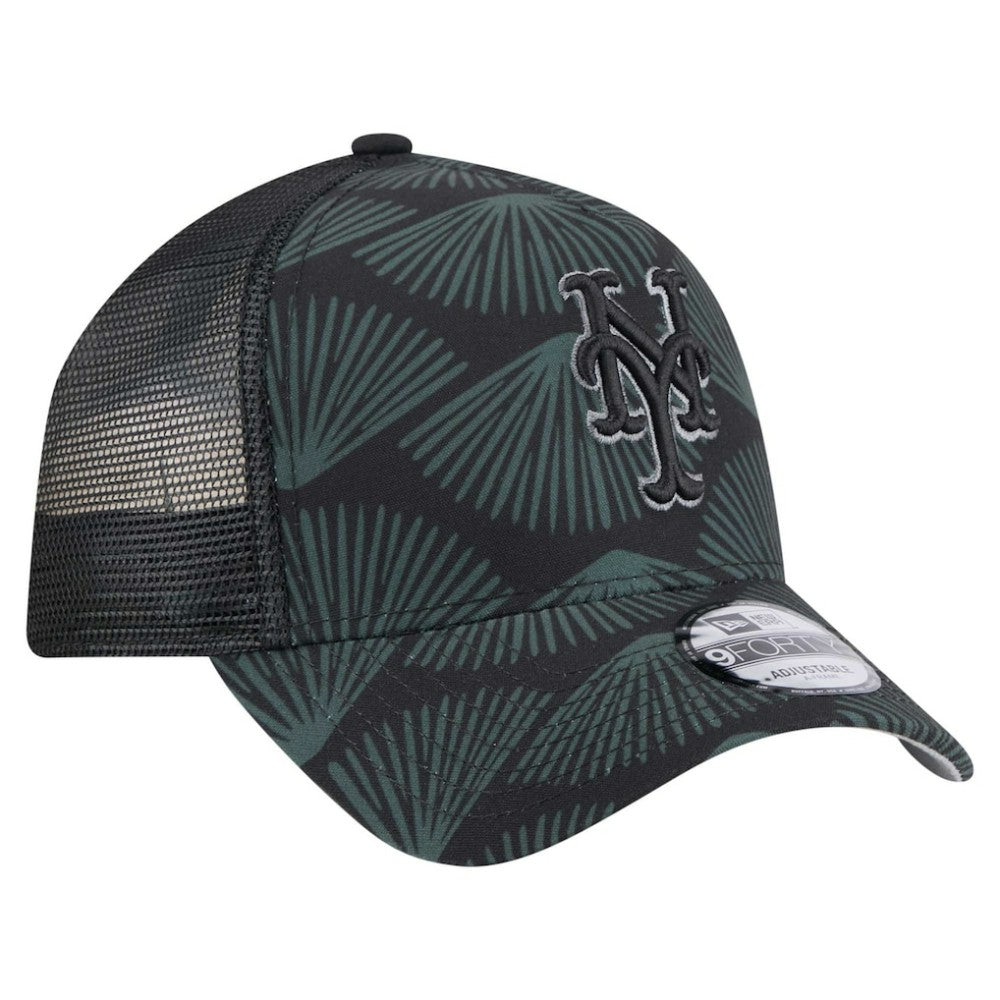 New York Mets New Era 9FORTY A-Frame Trucker Adjustable Hat - MLB