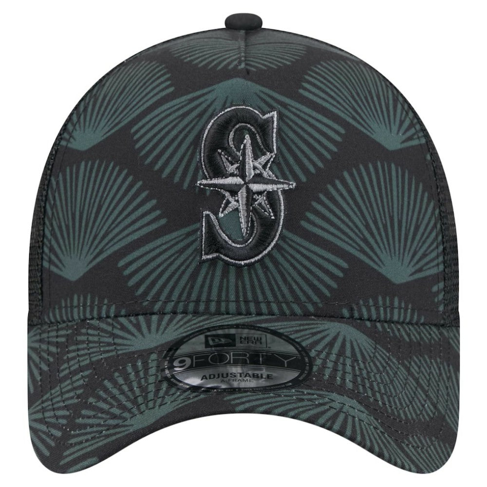 Seattle Mariners New Era 9FORTY A-Frame Trucker Adjustable Hat - MLB