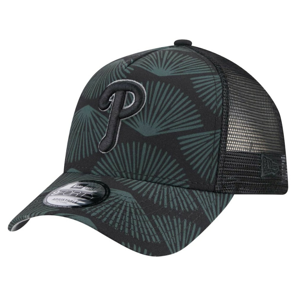 Philadelphia Phillies New Era 9FORTY A-Frame Trucker Adjustable Hat - MLB