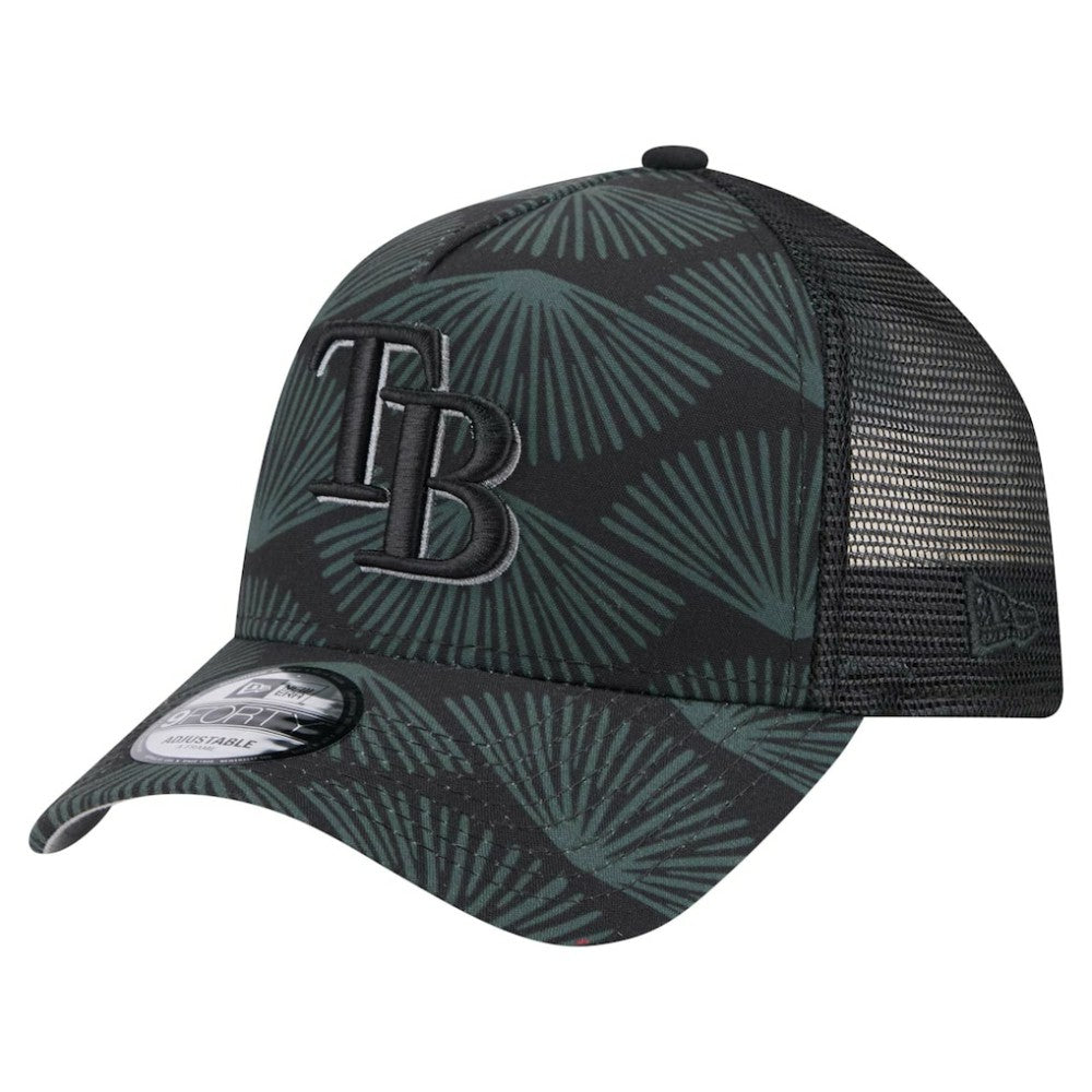 Tampa Bay Rays New Era 9FORTY A-Frame Trucker Adjustable Hat - MLB