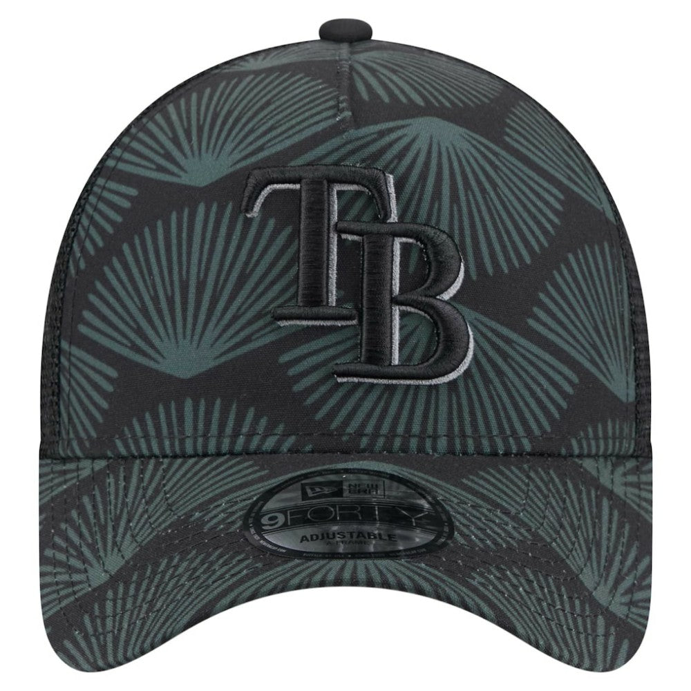Tampa Bay Rays New Era 9FORTY A-Frame Trucker Adjustable Hat - MLB