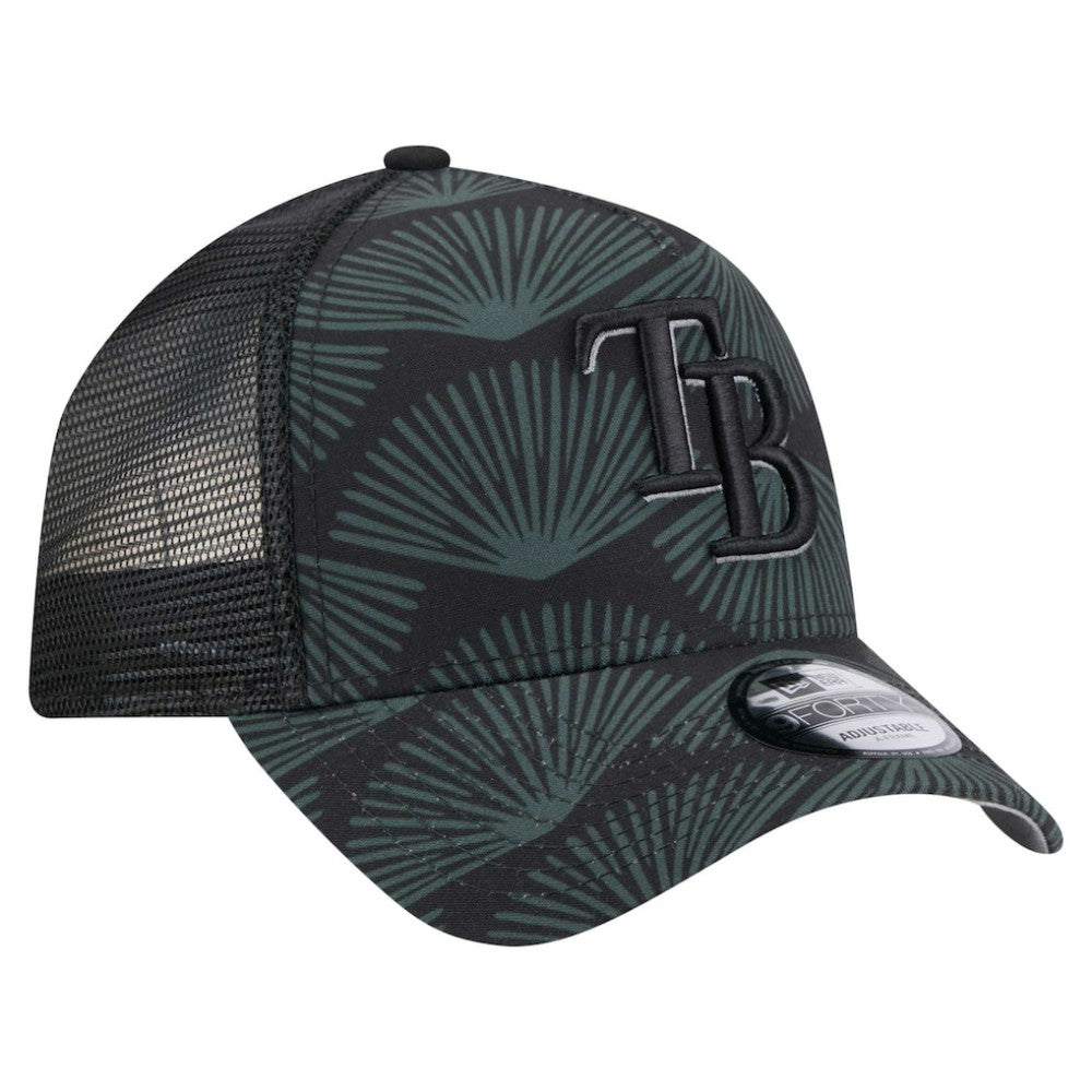 Tampa Bay Rays New Era 9FORTY A-Frame Trucker Adjustable Hat - MLB