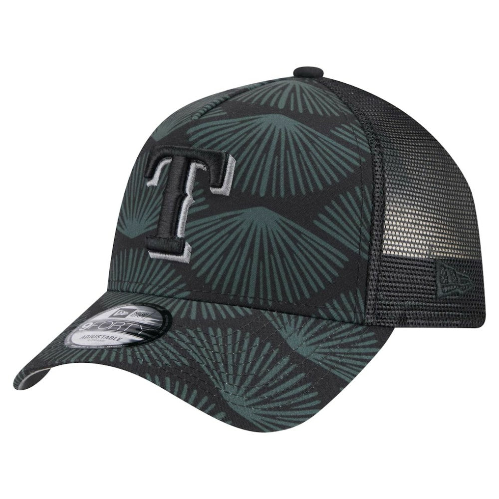 Texas Rangers New Era 9FORTY A-Frame Trucker Adjustable Hat - MLB