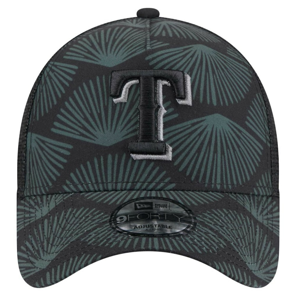 Texas Rangers New Era 9FORTY A-Frame Trucker Adjustable Hat - MLB