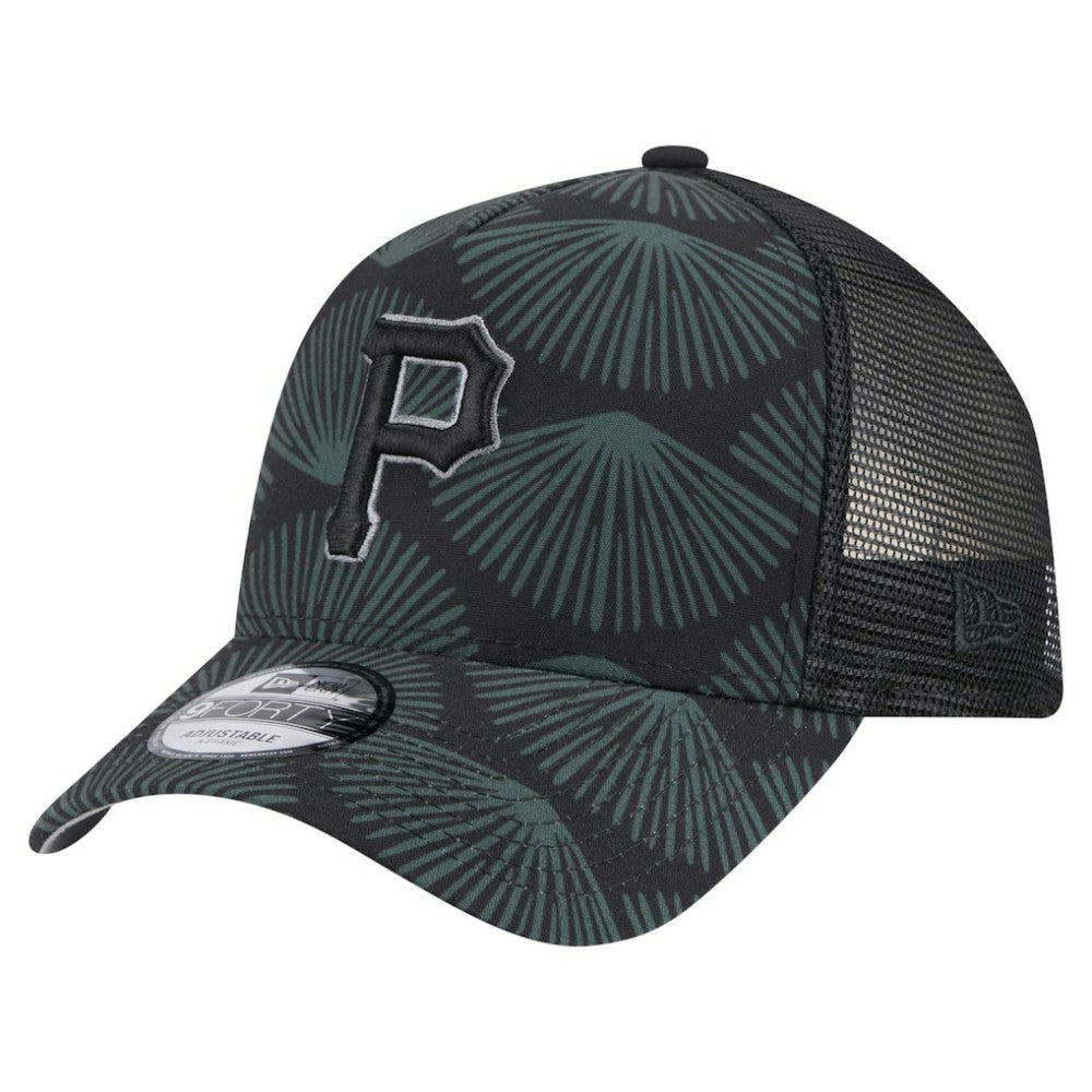 Pittsburgh Pirates New Era 9FORTY A-Frame Trucker Adjustable Hat - MLB
