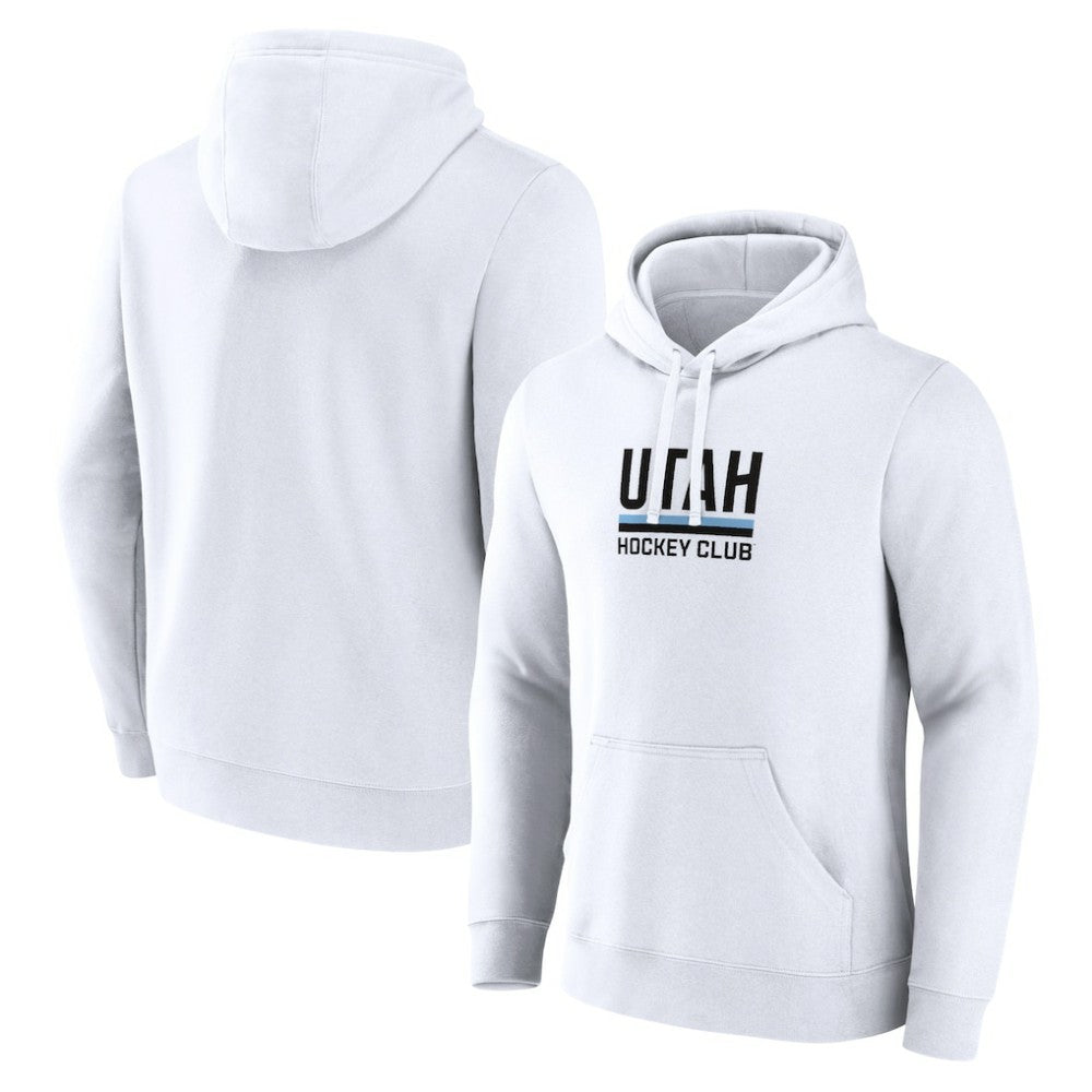 Utah Mammoth Fanatics Secondary Logo Pullover Hoodie - White - NHL