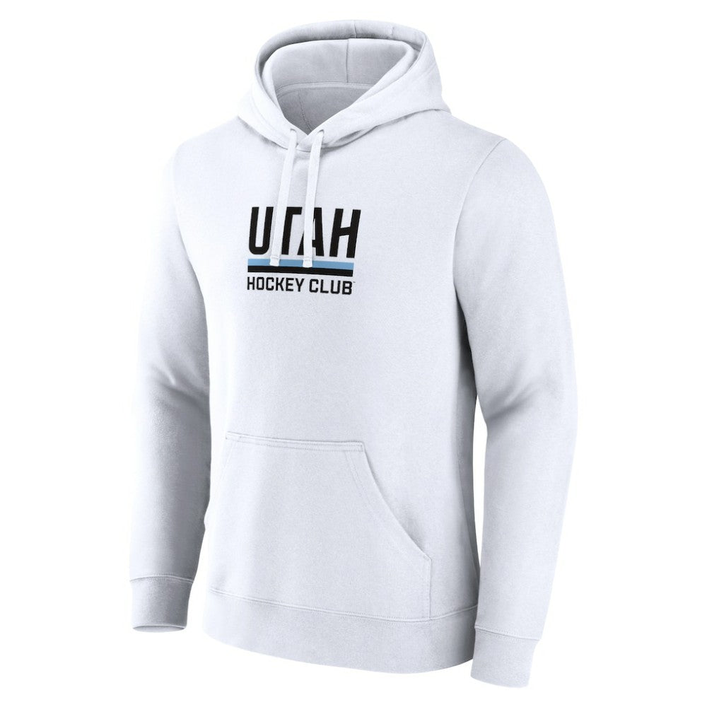 Utah Mammoth Fanatics Secondary Logo Pullover Hoodie - White - NHL