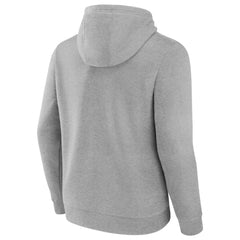 Utah Mammoth Fanatics Wordmark Logo Fleece Pullover Hoodie - Heather Gray - NHL