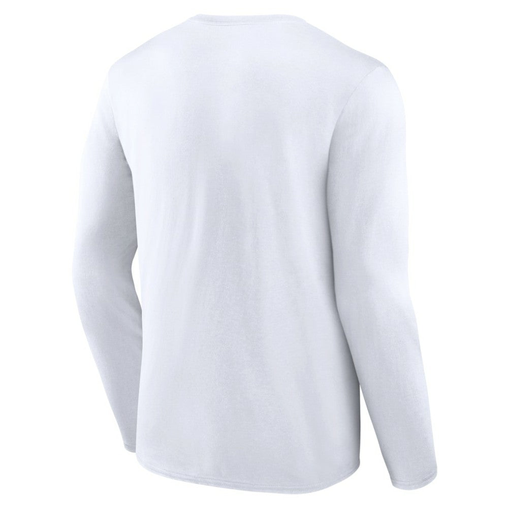 Utah Mammoth Fanatics Secondary Logo Long Sleeve T-Shirt - White - NHL