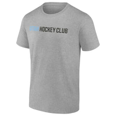 Utah Mammoth Fanatics Wordmark Logo T-Shirt - Heather Gray - NHL