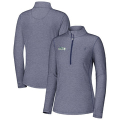 Seattle Seahawks Women's Sport Playa Vista IslandZone Quarter-Zip Jacket Navy | Tommy Bahama