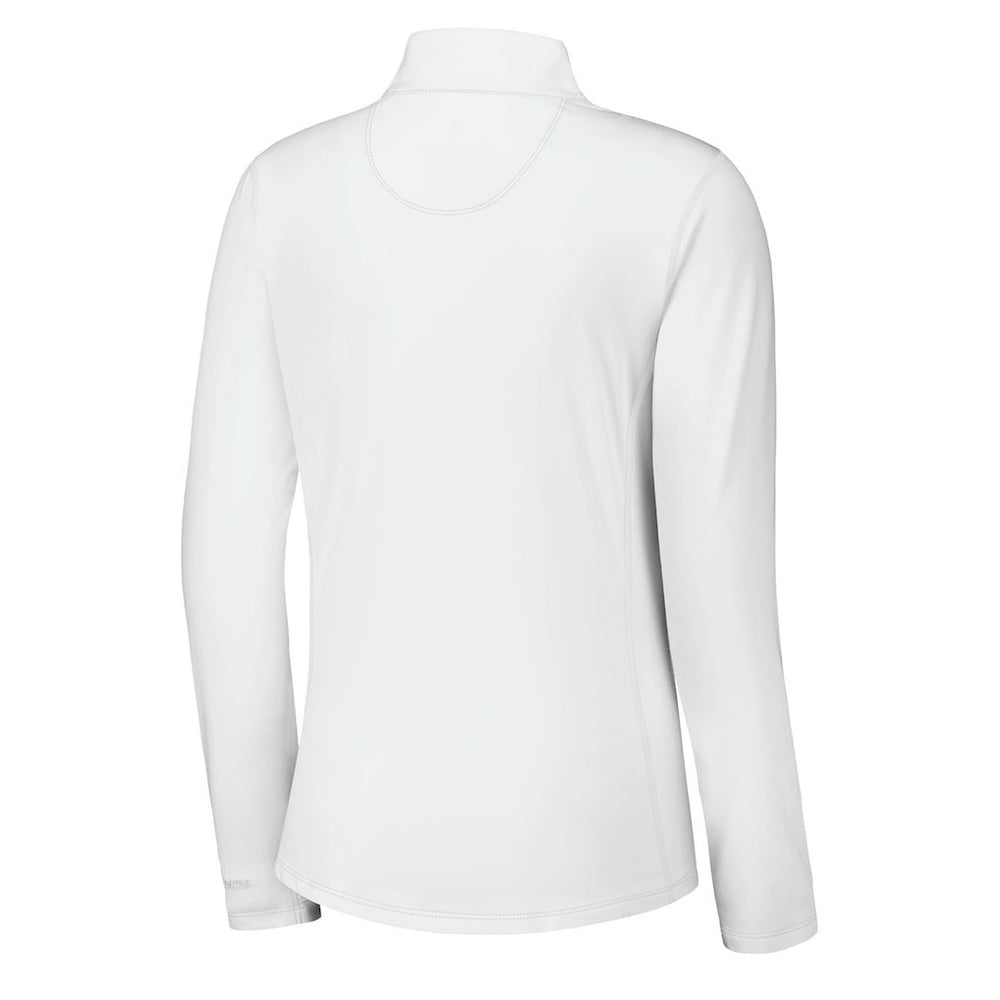 Kansas City Chiefs Women's Sport Playa Vista IslandZone Quarter-Zip Jacket White | Tommy Bahama