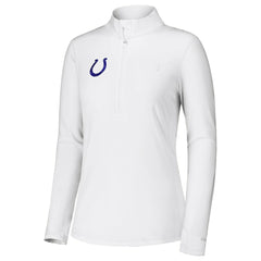 Indianapolis Colts Women's Sport Playa Vista IslandZone Quarter-Zip Jacket White | Tommy Bahama