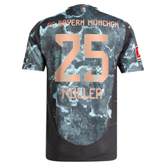 Thomas Müller Bayern Munich 2024/25 Away Player Jersey Black | Adidas online