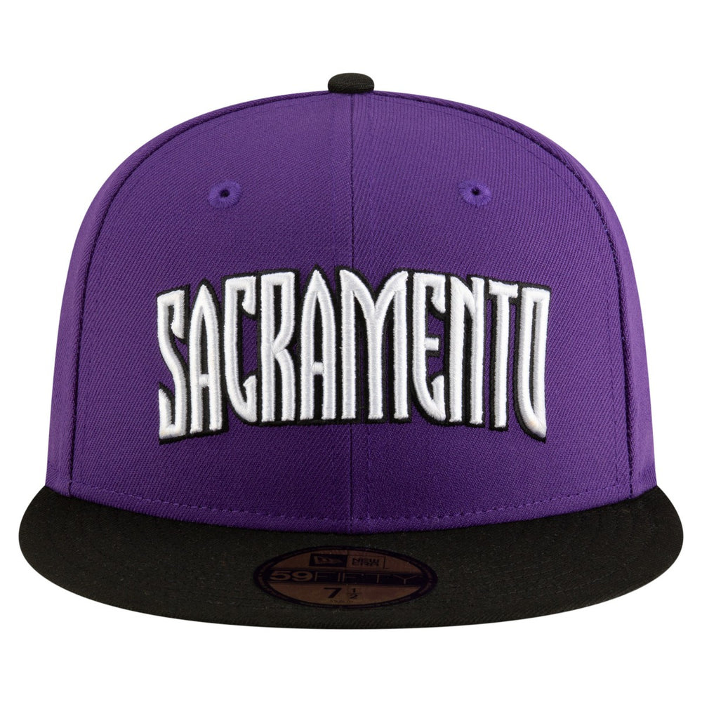 Sacramento Kings 2024/25 Classic Edition Jersey Hook 59FIFTY Fitted Hat Purple/Black - NBA
