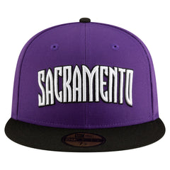 Sacramento Kings 2024/25 Classic Edition Jersey Hook 59FIFTY Fitted Hat Purple/Black - NBA