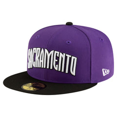 Sacramento Kings 2024/25 Classic Edition Jersey Hook 59FIFTY Fitted Hat Purple/Black - NBA