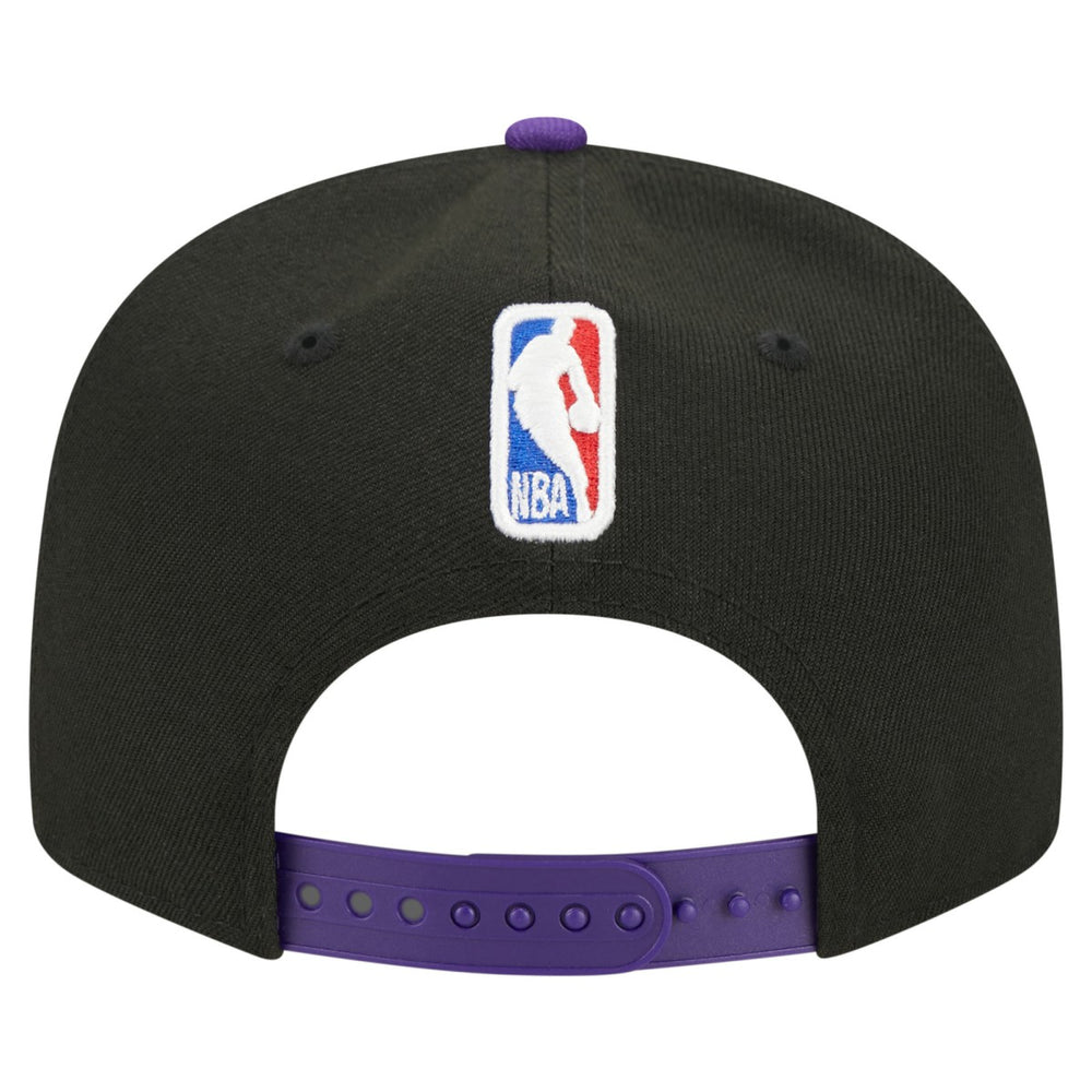 Sacramento Kings Jersey Hook Statement Edition 9FIFTY Snapback Hat Black/Purple - NBA