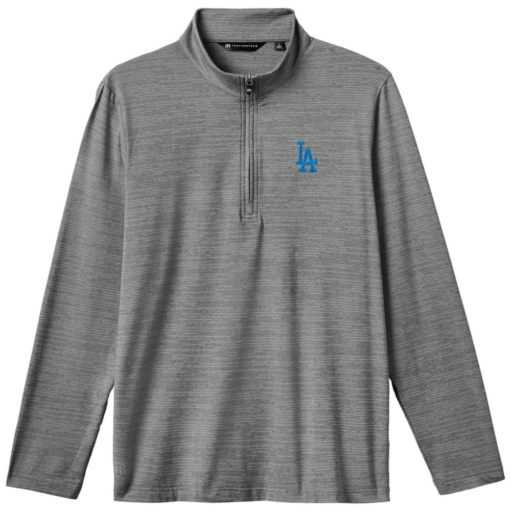 Los Angeles Dodgers TravisMathew The Heater Quarter-Zip Pullover Top - MLB