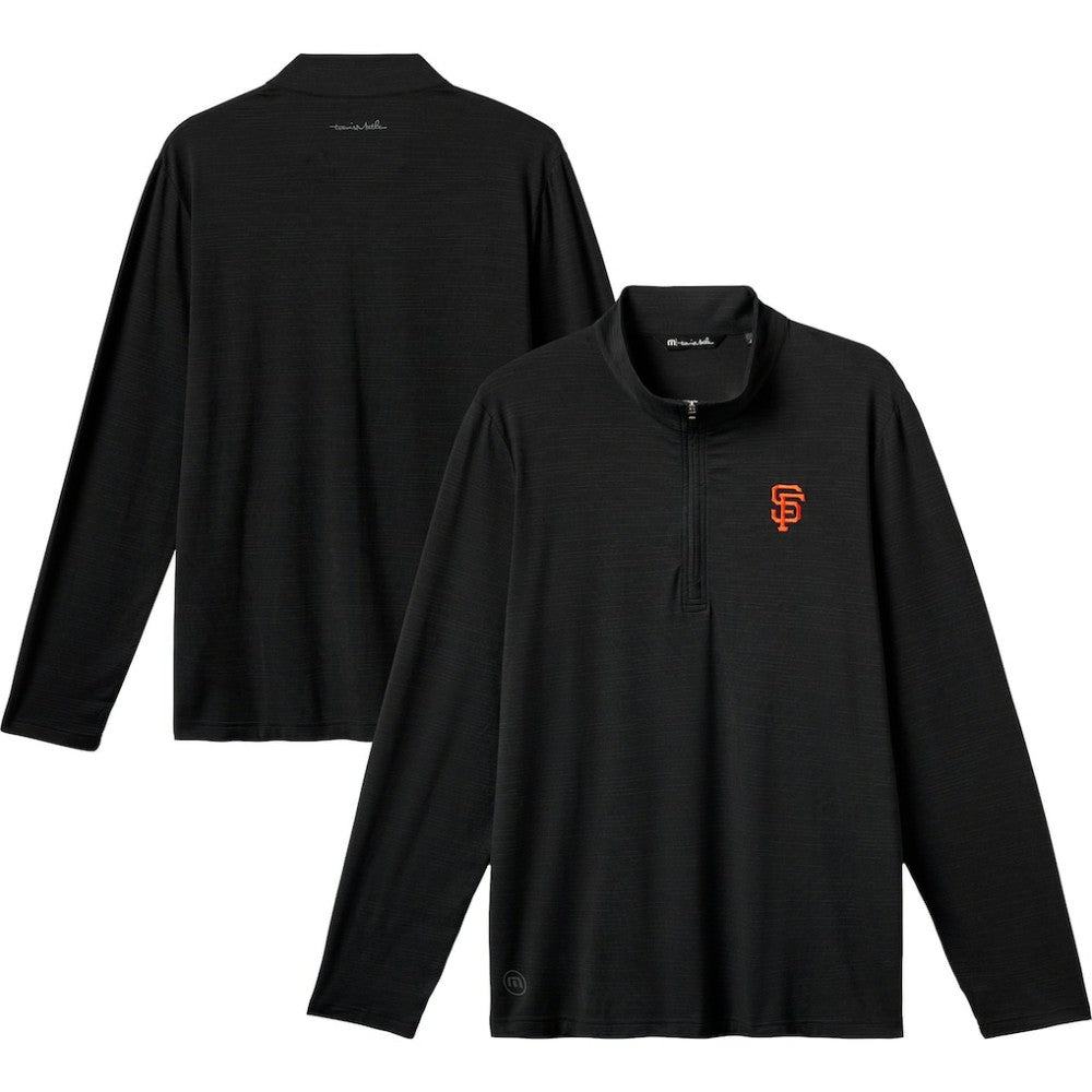 San Francisco Giants TravisMathew The Heater Quarter-Zip Pullover Top - MLB