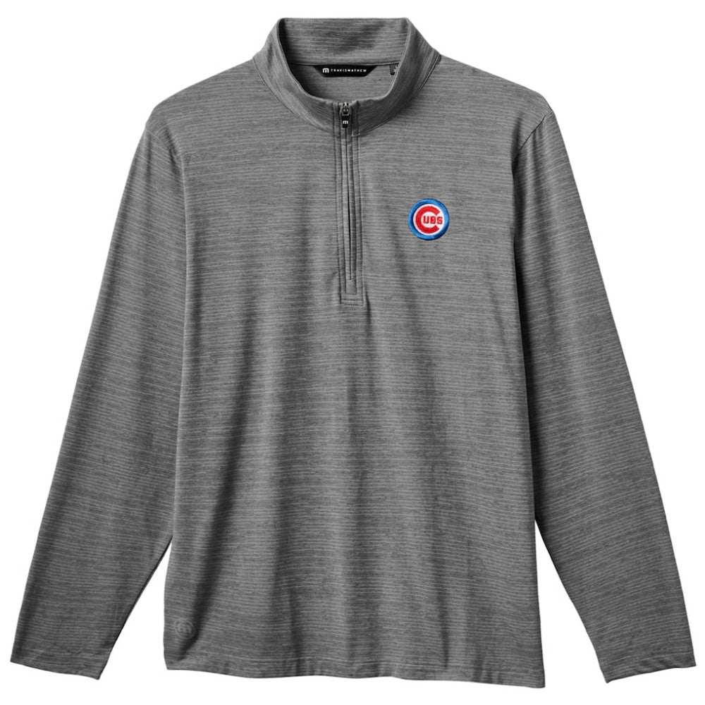 Chicago Cubs TravisMathew The Heater Quarter-Zip Pullover Top - MLB