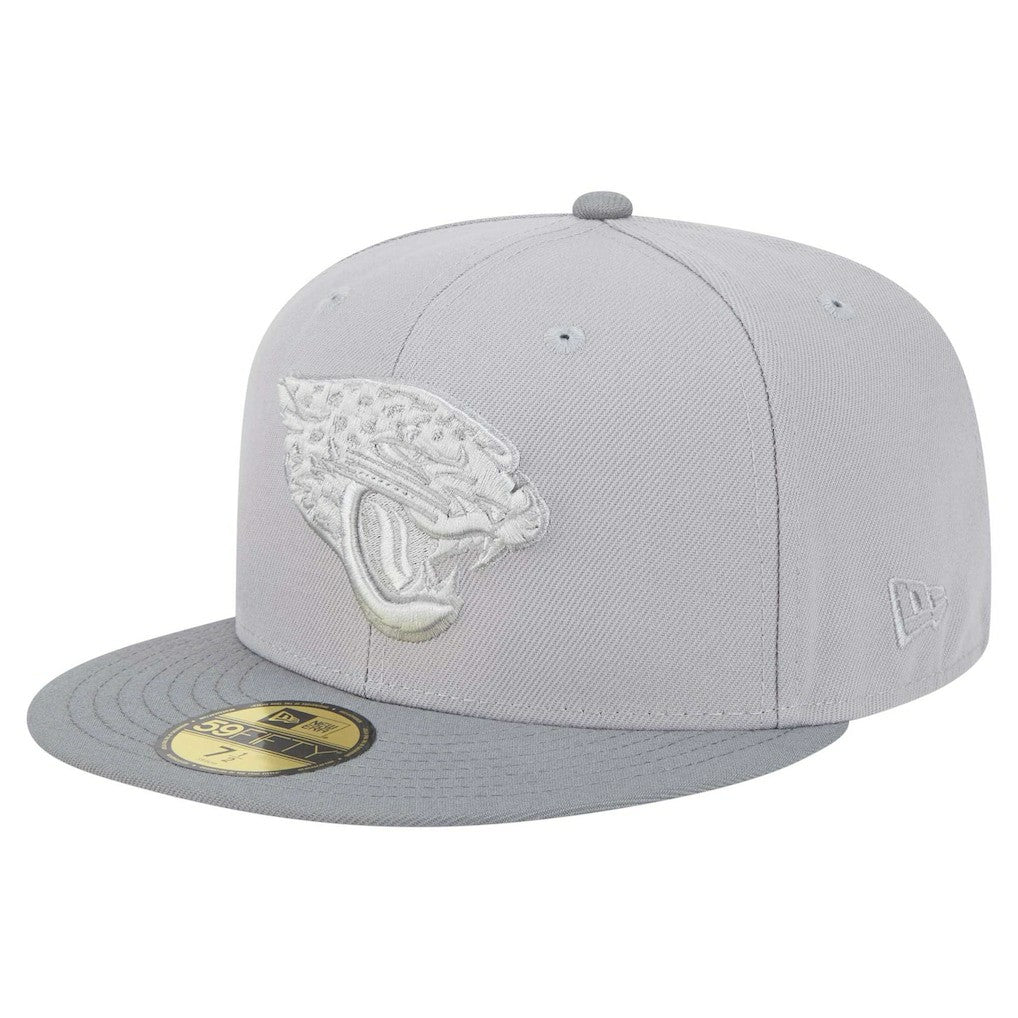 Jacksonville Jaguars New Era Iron Cloud 59FIFTY Fitted Hat Gray/Graphite | NFL
